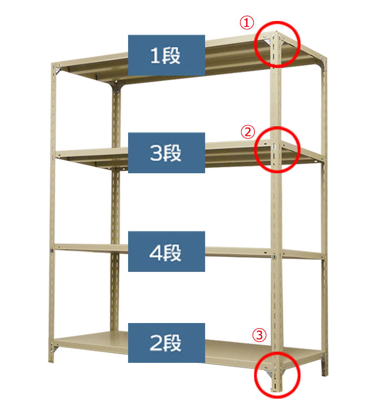 本体見本 標準4段