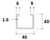 支柱断面図