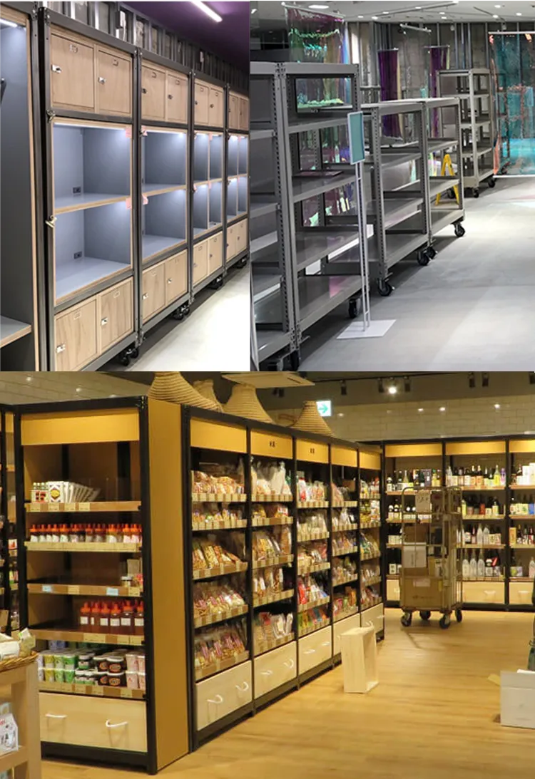店舗の陳列ラック・オフィスのインテリアラック・文化施設の展示ラック